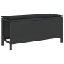 Conjunto de Comedor de Jardín de 3 Piezas con Cojines Negro de Poliratán Acacia by , Garden sets - Ref: Foro24-42007906, Pric...