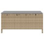 Conjunto de Comedor de Jardín de 3 Piezas con Cojines Beige de Ratán Polímero y Acacia | Foro24.es | Tu tienda online para hogar, jardín y más Foro24.es