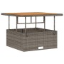 Conjunto de Comedor de Jardín de 3 Piezas con Cojines en Gris de Poliratán y Acacia | Foro24.es | Tu tienda online para hogar, jardín y más Foro24.es