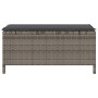 Conjunto de Comedor de Jardín de 3 Piezas con Cojines en Gris de Poliratán y Acacia | Foro24.es | Tu tienda online para hogar, jardín y más Foro24.es