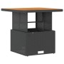 Conjunto de Comedor de Jardín de 3 Piezas con Cojines VidaXL Ratán Poliéster Acacia Negro von , Gartensets - Ref: Foro24-4200...