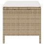 Conjunto de Comedor de Jardín de 4 Piezas con Cojines Beige de Ratán y Acacia by , Garden sets - Ref: Foro24-42007923, Price:...