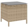 Juego de Comedor de Jardín de 4 Piezas con Cojines Beige Ratán Sintético Acacia | Foro24.es | Tu tienda online para hogar, jardín y más Foro24.es