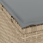 Juego de Comedor de Jardín de 4 Piezas con Cojines Beige Ratán Sintético Acacia | Foro24.es | Tu tienda online para hogar, jardín y más Foro24.es