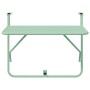 Mesa Colgante al Aire Libre - Verde Menta, 60 x 39 x 50 cm, Acero by , Garden tables - Ref: Foro24-42008072, Price: 44,94 €, ...