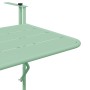 Mesa Colgante al Aire Libre - Verde Menta, 60 x 39 x 50 cm, Acero by , Garden tables - Ref: Foro24-42008072, Price: 44,94 €, ...