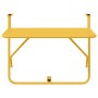Mesa Colgante para Balcón VidaXL Plegable Mostaza 60x40 cm Acero de , Mesas de jardín - Ref: Foro24-42008073, Precio: 49,66 €...