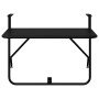Mesa de balcón colgante plegable negra de 60x40 cm en acero by , Garden tables - Ref: Foro24-42008075, Price: 49,66 €, Discou...