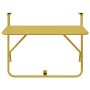 Mesa Plegable Colgante de Balcón - Dorada, 60x40 cm, Acero von , Gartentische - Ref: Foro24-42008076, Preis: 45,57 €, Rabatt: %