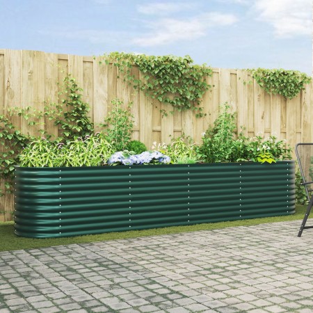 Huerto elevado Verde 400x80x81 cm Acero Galvanizado von , Töpfe und Pflanzgefäße - Ref: Foro24-42008122, Preis: 302,25 €, Rab...