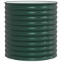 Cama Elevada de Jardín Verde Acero Galvanizado 80 x 80 x 81 cm by , Pots and planters - Ref: Foro24-42008126, Price: 111,50 €...