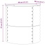 Cama Elevada de Jardín Verde Acero Galvanizado 80 x 80 x 81 cm by , Pots and planters - Ref: Foro24-42008126, Price: 111,50 €...