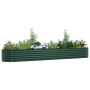 Cama Elevada para Jardín Verde 400x80x44 cm de Acero Galvanizado by , Pots and planters - Ref: Foro24-42008127, Price: 174,30...