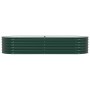 Cama elevada de jardín verde 240x80x44 cm de acero galvanizado by , Pots and planters - Ref: Foro24-42008129, Price: 138,47 €...
