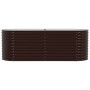 Huerto Elevado Marrón 240x80x81 cm Acero Galvanizado by , Pots and planters - Ref: Foro24-42008134, Price: 148,95 €, Discount: %