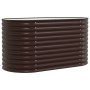 Huerto elevado Marrón 160x80x81 cm de acero galvanizado von , Töpfe und Pflanzgefäße - Ref: Foro24-42008135, Preis: 125,66 €,...