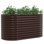 Huerto elevado Marrón 160x80x81 cm de acero galvanizado von , Töpfe und Pflanzgefäße - Ref: Foro24-42008135, Preis: 125,66 €,...