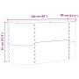 Huerto elevado Marrón 160x80x81 cm de acero galvanizado von , Töpfe und Pflanzgefäße - Ref: Foro24-42008135, Preis: 125,66 €,...