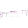 Huerto Elevado Marrón 400x80x44 cm de Acero Galvanizado von , Töpfe und Pflanzgefäße - Ref: Foro24-42008137, Preis: 174,30 €,...