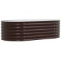 Huerto Elevado Marrón 160x80x44 cm de Acero Galvanizado by , Pots and planters - Ref: Foro24-42008140, Price: 104,56 €, Disco...