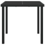 Mesa de Jardín Negra 80x80x73 cm de Vidrio Templado von , Gartentische - Ref: Foro24-42010312, Preis: 97,67 €, Rabatt: %