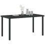 Mesa de Jardín Negra 140x80x73 cm Vidrio Templado von , Gartentische - Ref: Foro24-42010313, Preis: 117,18 €, Rabatt: %