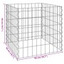 Compostador de Jardín 50x50x50 cm de Acero Galvanizado Cuadrado von , Zaunpaneele - Ref: Foro24-42010829, Preis: 24,27 €, Rab...