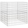 Compostador cuadrado de jardín 100x100x100 cm de acero galvanizado von , Zaunpaneele - Ref: Foro24-42010831, Preis: 60,17 €, ...