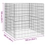 Compostador cuadrado de jardín 100x100x100 cm de acero galvanizado von , Zaunpaneele - Ref: Foro24-42010831, Preis: 60,17 €, ...