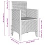 Silla de Jardín Juego de 2 Antracita Plástico Estandar Duradera von , Gartenstühle - Ref: Foro24-847448, Preis: 83,09 €, Raba...