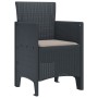 Silla de Jardín Conjunto de 2 Antracita, Taupe Plástico Estándar von , Gartenstühle - Ref: Foro24-847449, Preis: 84,49 €, Rab...