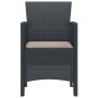 Silla de Jardín Conjunto de 2 Antracita, Taupe Plástico Estándar von , Gartenstühle - Ref: Foro24-847449, Preis: 84,49 €, Rab...