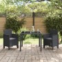 Silla de Jardín Juego de 2 Antracita Plástico Mediana Duradera by , Garden chairs - Ref: Foro24-847451, Price: 78,77 €, Disco...