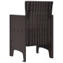 sillas de jardín 2 pcs marrón poli ratán by , Garden chairs - Ref: Foro24-847453, Price: 78,64 €, Discount: %