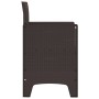 sillas de jardín 2 pcs marrón poli ratán by , Garden chairs - Ref: Foro24-847453, Price: 78,64 €, Discount: %