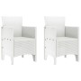 Silla de Jardín Conjunto de 2 Blanco Estilo de Ratán Plástico von , Gartenstühle - Ref: Foro24-847458, Preis: 77,19 €, Rabatt: %
