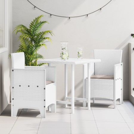 Silla de Jardín Juego de 2 Blanco Taupe Ratan Plástico von , Gartenstühle - Ref: Foro24-847459, Preis: 83,05 €, Rabatt: %