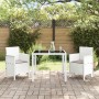 Silla de Jardín Juego de 2 Blanco Taupe Ratan Plástico von , Gartenstühle - Ref: Foro24-847459, Preis: 83,05 €, Rabatt: %