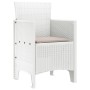 Silla de Jardín Juego de 2 Blanco Taupe Ratan Plástico von , Gartenstühle - Ref: Foro24-847459, Preis: 83,05 €, Rabatt: %