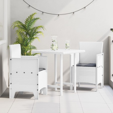 Silla de Jardín Set de 2 Blanco, Antracita Polipropileno, Poliéster by , Garden chairs - Ref: Foro24-847461, Price: 83,05 €, ...