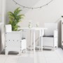 Silla de Jardín Set de 2 Blanco, Antracita Polipropileno, Poliéster by , Garden chairs - Ref: Foro24-847461, Price: 83,05 €, ...