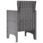Silla de Jardín  Conjunto de 2 Gris Claro Resina Plástica Estándar | Foro24.es | Tu tienda online para hogar, jardín y más Foro24.es