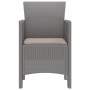 Silla de jardín Juego de 2 Gris claro Poliratán y acero Estándar von , Gartenstühle - Ref: Foro24-847464, Preis: 82,10 €, Rab...