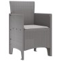 Silla de Jardín Conjunto de 2 Gris claro Poliratán Estándar by , Garden chairs - Ref: Foro24-847465, Price: 83,61 €, Discount: %