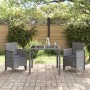 Silla de Jardín Juego de 2 Gris Claro, Antracita Polipropileno von , Gartenstühle - Ref: Foro24-847466, Preis: 82,11 €, Rabat...