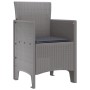Silla de Jardín Juego de 2 Gris Claro, Antracita Polipropileno von , Gartenstühle - Ref: Foro24-847466, Preis: 82,11 €, Rabat...