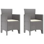 Silla de Jardín Conjunto de 2 Gris claro y crema Polipropileno von , Gartenstühle - Ref: Foro24-847467, Preis: 82,11 €, Rabat...