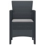 Silla de Jardín Set de 4 Antracita, Gris Claro von , Gartenstühle - Ref: Foro24-847470, Preis: 153,94 €, Rabatt: %