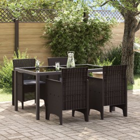 Silla de jardín Juego de 4 Marrón Polipropileno Estándar von , Gartenstühle - Ref: Foro24-847476, Preis: 153,33 €, Rabatt: %
