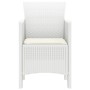 Silla de Jardín Set de 4 Blanco Poliratán Estándar Apilable von , Gartenstühle - Ref: Foro24-847482, Preis: 149,60 €, Rabatt:...
